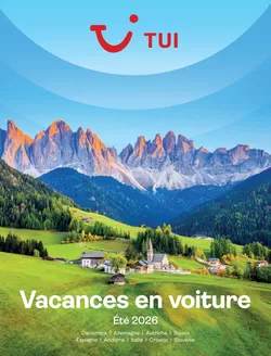 Catalogue TUI | Vacances en voiture Europe | 2026-06-01T00:00:00.000Z - 2026-08-31T00:00:00.000Z
