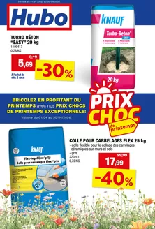 Catalogue Hubo à Andenne | Hubo Dépliant valable jusqu'au 30/04/2026 FR | 2026-04-01T00:00:00.000Z - 2026-04-30T00:00:00.000Z