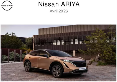 Catalogue Nissan à Anvers | TDS Nissan ARIYA BEFR | 2026-04-01T00:00:00.000Z - 2026-04-30T00:00:00.000Z
