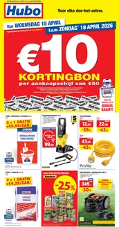 Catalogue Hubo | Hubo Folder geldig t.e.m. 26/04/2026 NL | 2026-04-15T00:00:00.000Z - 2026-04-26T00:00:00.000Z
