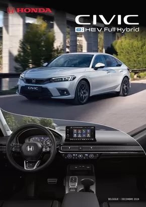 Catalogue Honda | Honda Civic E:HEV — Full Hybrid | 2024-12-02T00:00:00.000Z - 2025-12-02T00:00:00.000Z