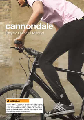 Catalogue Cannondale à Gerpinnes | Bicycle Manual | 2025-01-31T00:00:00.000Z - 2026-01-31T00:00:00.000Z