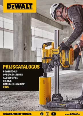 Catalogue DeWALT à Bruxelles | Prijscatalogus | 2025-04-03T00:00:00.000Z - 2025-11-30T00:00:00.000Z
