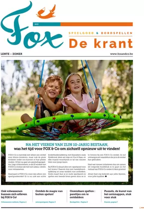 Catalogue Fox à Bruxelles | Journal | 2025-04-03T00:00:00.000Z - 2025-08-31T00:00:00.000Z