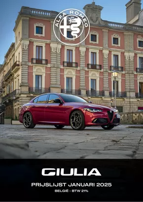 Catalogue Alfa Romeo à Héron | Giulia Pricelist | 2025-04-07T00:00:00.000Z - 2026-02-07T00:00:00.000Z