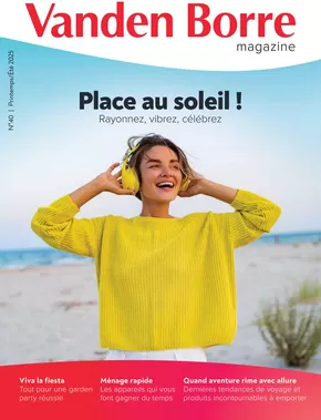 Catalogue Vanden Borre à Gent | Place Au Soleil! | 2025-04-15T00:00:00.000Z - 2025-08-31T00:00:00.000Z