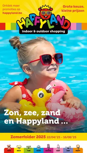 Catalogue Happyland à Louvain | Zomerfolder | 2025-04-22T00:00:00.000Z - 2025-08-16T00:00:00.000Z
