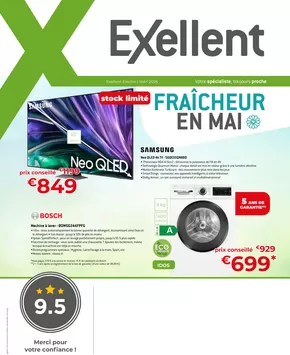 Catalogue Exellent à Malmedy | Exellent TV & Audio Fraîcheur En Mai | 2025-04-28T00:00:00.000Z - 2025-05-31T00:00:00.000Z