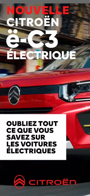 Catalogue Citroen à Saint-Trond | Nouvelle Citroën Ë-C3 Électrique | 2025-05-02T00:00:00.000Z - 2026-04-01T00:00:00.000Z