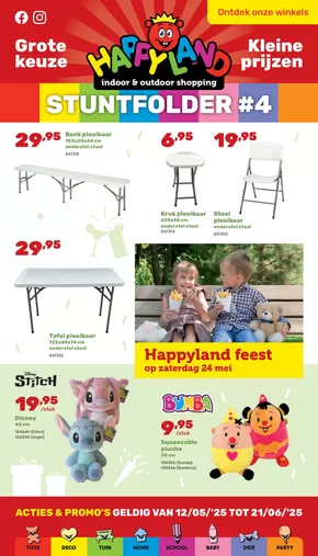 Catalogue Happyland à Bruxelles | Stuntfolder #4 | 2025-05-12T00:00:00.000Z - 2025-06-21T00:00:00.000Z