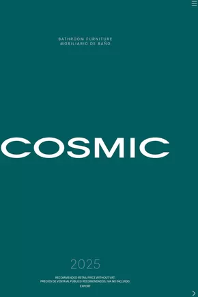 Catalogue Desco à Perwez | Cosmic Bathroom Furniture | 2025-01-01T00:00:00.000Z - 2025-12-31T00:00:00.000Z