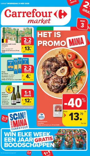 Catalogue Carrefour Market à Bruxelles | Het Is Promo Mania | 2025-05-21T00:00:00.000Z - 2025-06-03T00:00:00.000Z