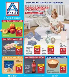 Catalogue Aldi à Bruxelles | Le Choix Malin. | 2025-05-26T00:00:00.000Z - 2025-05-31T00:00:00.000Z