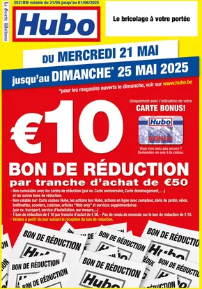 Catalogue Hubo | Semaine 21 | 2025-05-21T00:00:00.000Z - 2025-06-01T00:00:00.000Z