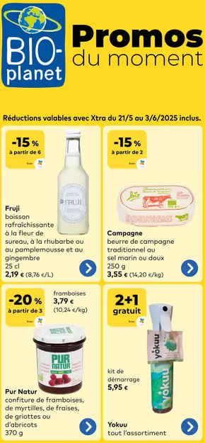 Catalogue Bio Planet à Bruxelles | Promos Du Moment | 2025-05-21T00:00:00.000Z - 2025-06-03T00:00:00.000Z