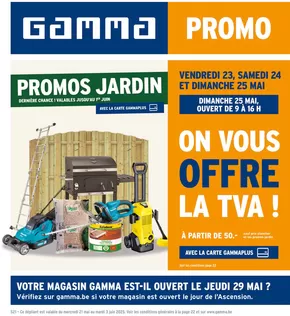 Catalogue GAMMA | Promos Jardin | 2025-05-21T00:00:00.000Z - 2025-06-03T00:00:00.000Z