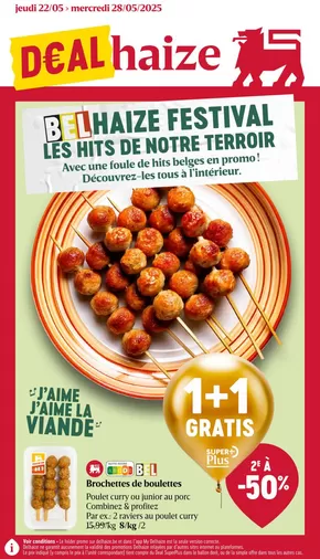 Catalogue AD Delhaize à Gembloux | D€ALhaize. | 2025-05-22T00:00:00.000Z - 2025-05-28T00:00:00.000Z
