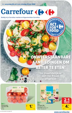Catalogue Carrefour | Act For Food. | 2025-05-28T00:00:00.000Z - 2025-06-10T00:00:00.000Z