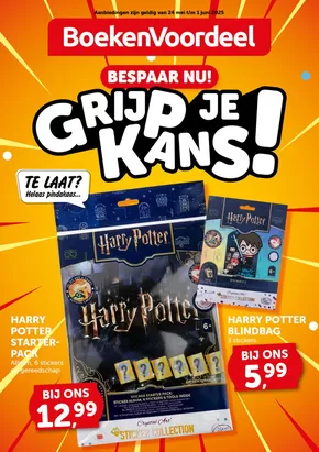 Catalogue Boekenvoordeel à Mouscron | Grijp De Kans! | 2025-05-24T00:00:00.000Z - 2025-06-01T00:00:00.000Z