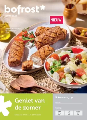 Catalogue Bofrost à Libramont-Chevigny | Geniet Van De Zomer | 2025-05-27T00:00:00.000Z - 2025-08-31T00:00:00.000Z