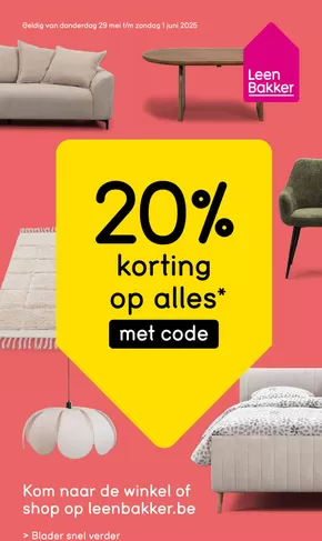 Catalogue Leen Bakker à Malmedy | Week 22 | 2025-05-29T00:00:00.000Z - 2025-06-01T00:00:00.000Z