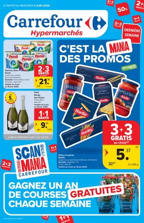 Catalogue Carrefour | C'est La Mania Des Promos | 2025-06-04T00:00:00.000Z - 2025-06-16T00:00:00.000Z