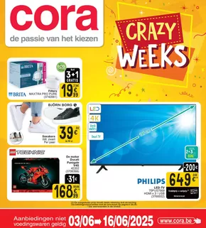 Catalogue Cora à Liège | Crazy Weeks! | 2025-06-03T00:00:00.000Z - 2025-06-16T00:00:00.000Z