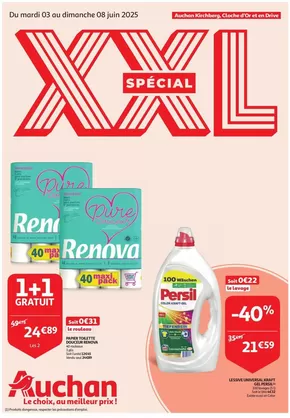 Catalogue Auchan | XXL Special | 2025-06-03T00:00:00.000Z - 2025-06-08T00:00:00.000Z