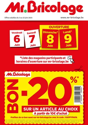 Catalogue Mr. Bricolage à Jodoigne | Folder 11 | 2025-06-03T00:00:00.000Z - 2025-06-22T00:00:00.000Z