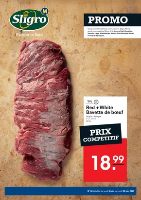 Catalogue Sligro à Wevelgem | Dépliant Promotionnel | 2025-06-05T00:00:00.000Z - 2025-06-23T00:00:00.000Z