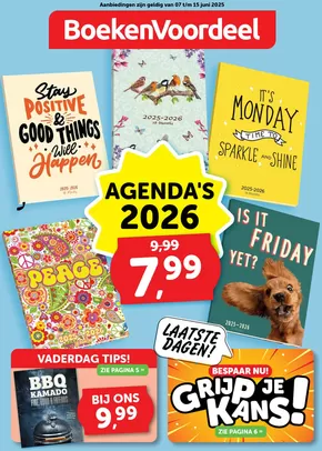 Catalogue Boekenvoordeel | Agenda's | 2025-06-07T00:00:00.000Z - 2025-06-15T00:00:00.000Z