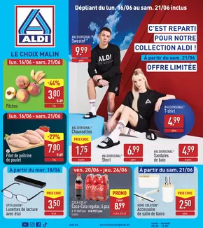 Catalogue Aldi à Esch-sur-Alzette | Le Choix Malin | 2025-06-16T00:00:00.000Z - 2025-06-21T00:00:00.000Z
