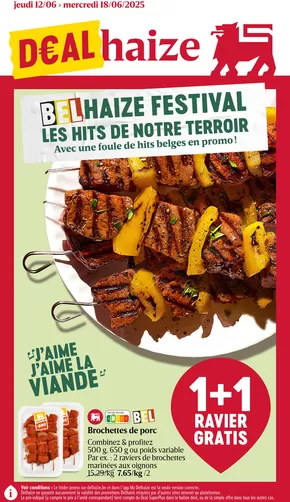 Catalogue Delhaize | D€ALhaize. | 2025-06-12T00:00:00.000Z - 2025-06-18T00:00:00.000Z