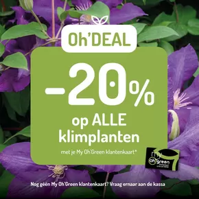 Catalogue Oh'Green à Andenne | -20% | 2025-06-09T00:00:00.000Z - 2025-06-30T00:00:00.000Z