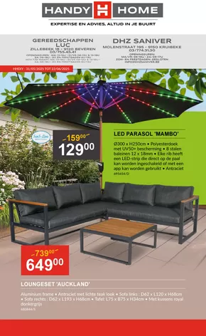 Catalogue HandyHome à Charleroi | Dhz Saniver | 2025-06-10T00:00:00.000Z - 2025-06-22T00:00:00.000Z