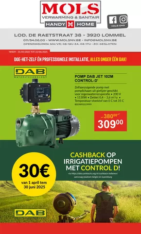 Catalogue HandyHome à Lommel | Mols | 2025-06-10T00:00:00.000Z - 2025-06-30T00:00:00.000Z