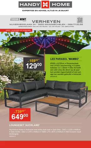 Catalogue HandyHome à Maasmechelen | Verheyen | 2025-06-10T00:00:00.000Z - 2025-06-22T00:00:00.000Z