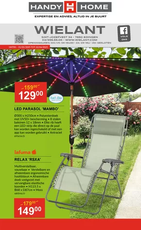 Catalogue HandyHome à Enghien | Wielant | 2025-06-10T00:00:00.000Z - 2025-06-22T00:00:00.000Z