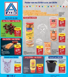 Catalogue Aldi à Herentals | Altijd Slim. | 2025-06-23T00:00:00.000Z - 2025-06-28T00:00:00.000Z