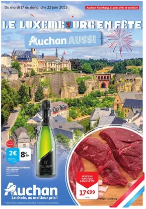 Catalogue Auchan à Mersch | Aussi | 2025-06-17T00:00:00.000Z - 2025-06-22T00:00:00.000Z