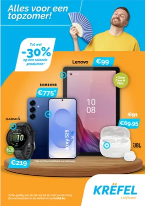 Catalogue Krëfel à Maasmechelen | Alles Voor Een Topzomer | 2025-06-17T00:00:00.000Z - 2025-06-30T00:00:00.000Z