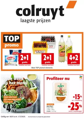 Catalogue Colruyt à Tournai | Top Promo | 2025-06-18T00:00:00.000Z - 2025-07-01T00:00:00.000Z