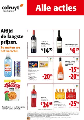 Catalogue Colruyt à Tienen | Alle Acties | 2025-06-18T00:00:00.000Z - 2025-07-01T00:00:00.000Z