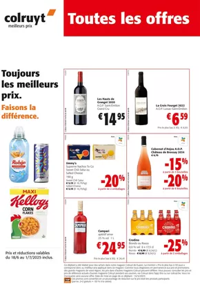 Catalogue Colruyt à Bastogne | Toutes Les Offres | 2025-06-18T00:00:00.000Z - 2025-07-01T00:00:00.000Z