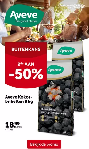 Catalogue AVEVE à Comines-Warneton | Kokosbriketten | 2025-06-18T00:00:00.000Z - 2025-06-29T00:00:00.000Z