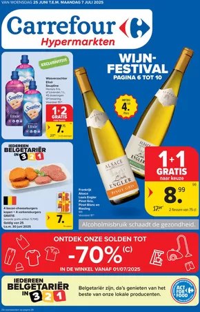 Catalogue Carrefour à Soignies | Wijn-festival | 2025-06-25T00:00:00.000Z - 2025-07-07T00:00:00.000Z