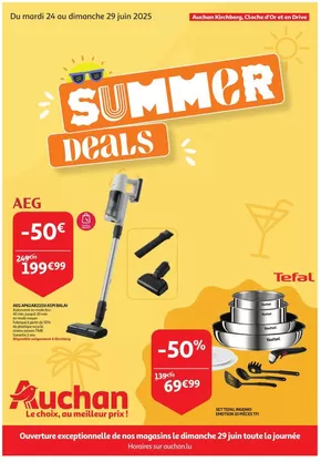 Catalogue Auchan | Summer Deals | 2025-06-24T00:00:00.000Z - 2025-06-29T00:00:00.000Z