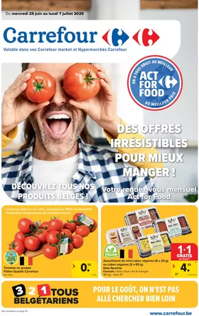 Catalogue Carrefour Drive | Spécial Act For Food | 2025-06-25T00:00:00.000Z - 2025-07-07T00:00:00.000Z