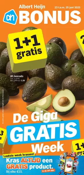 Catalogue Albert Heijn | Bonus | 2025-06-23T00:00:00.000Z - 2025-06-29T00:00:00.000Z