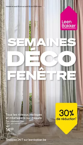 Catalogue Leen Bakker à Arlon | Semaine 26 | 2025-06-23T00:00:00.000Z - 2025-06-30T00:00:00.000Z